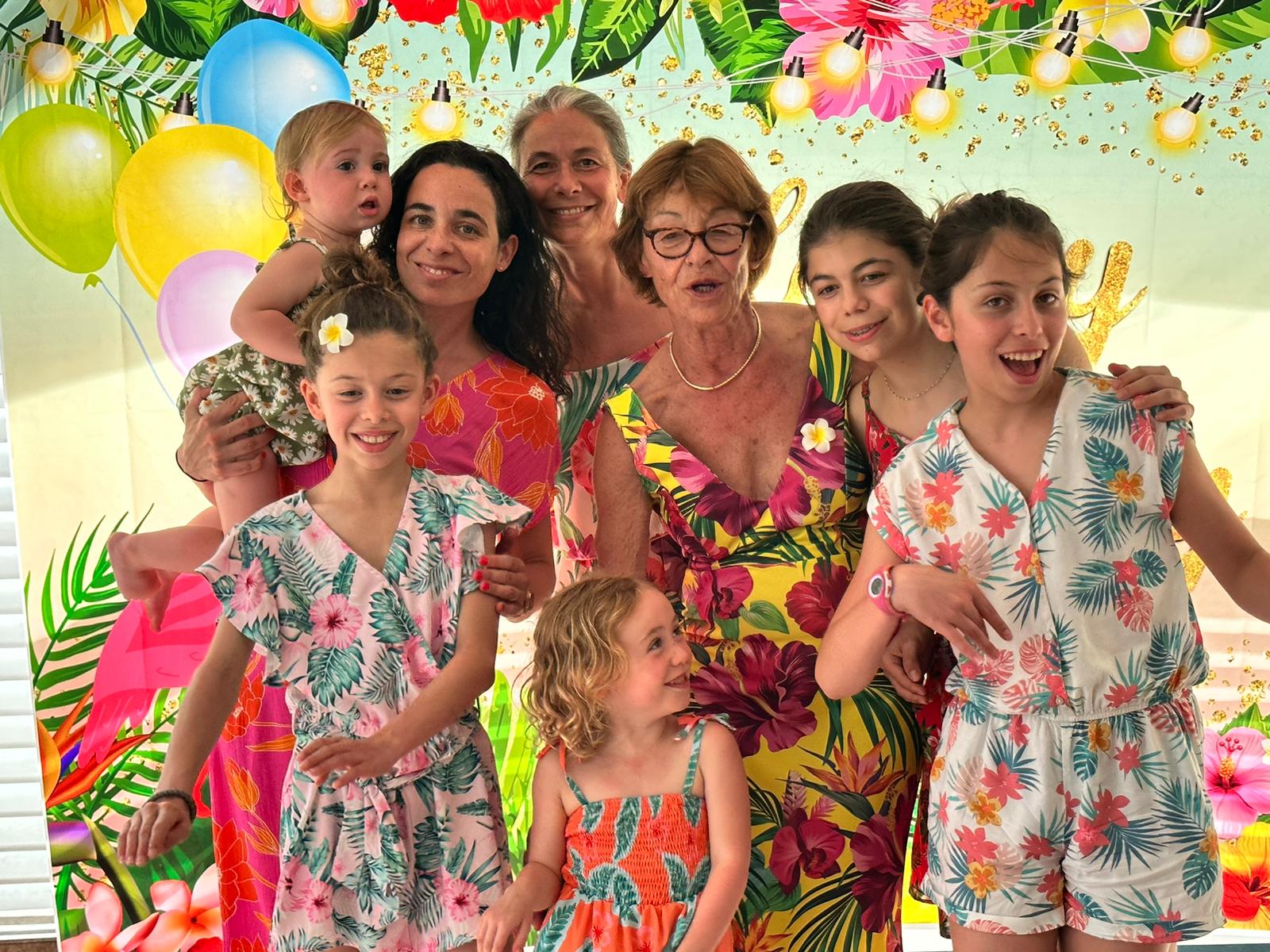 Photo de groupe tropicale